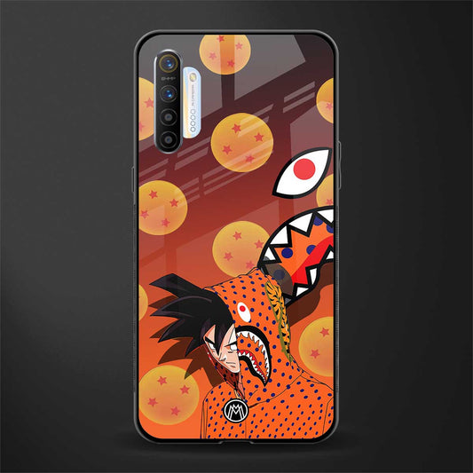 goku glass case for realme x2 image