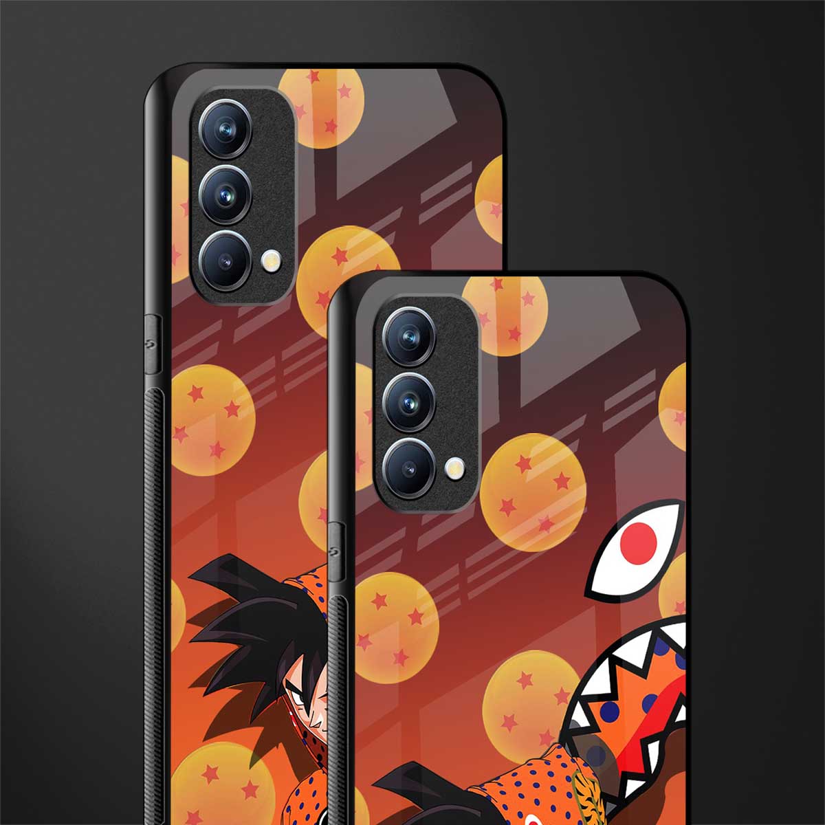 goku glass case for oppo f19s image-2