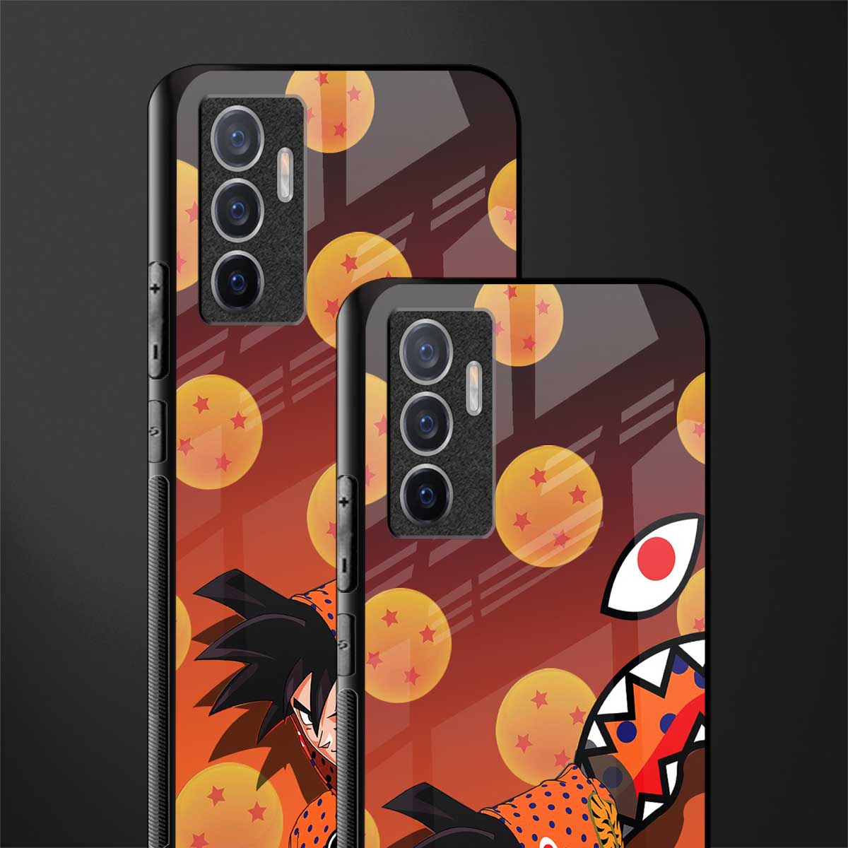 goku glass case for vivo v23e image-2