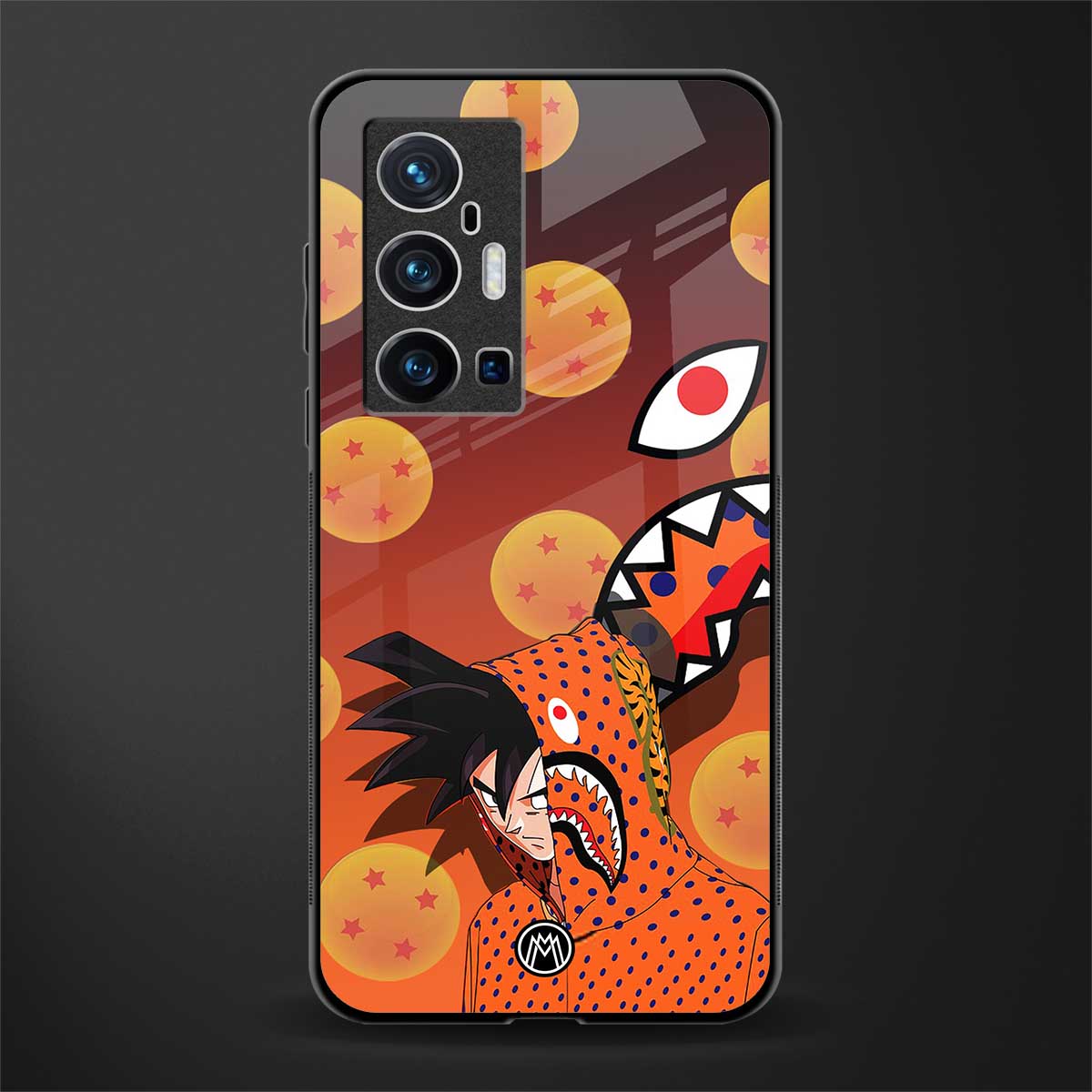 goku glass case for vivo x70 pro plus image