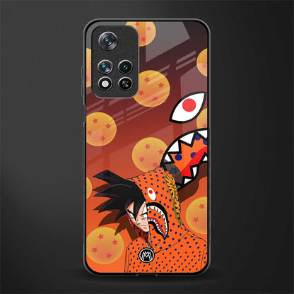 goku glass case for poco m4 pro 5g image