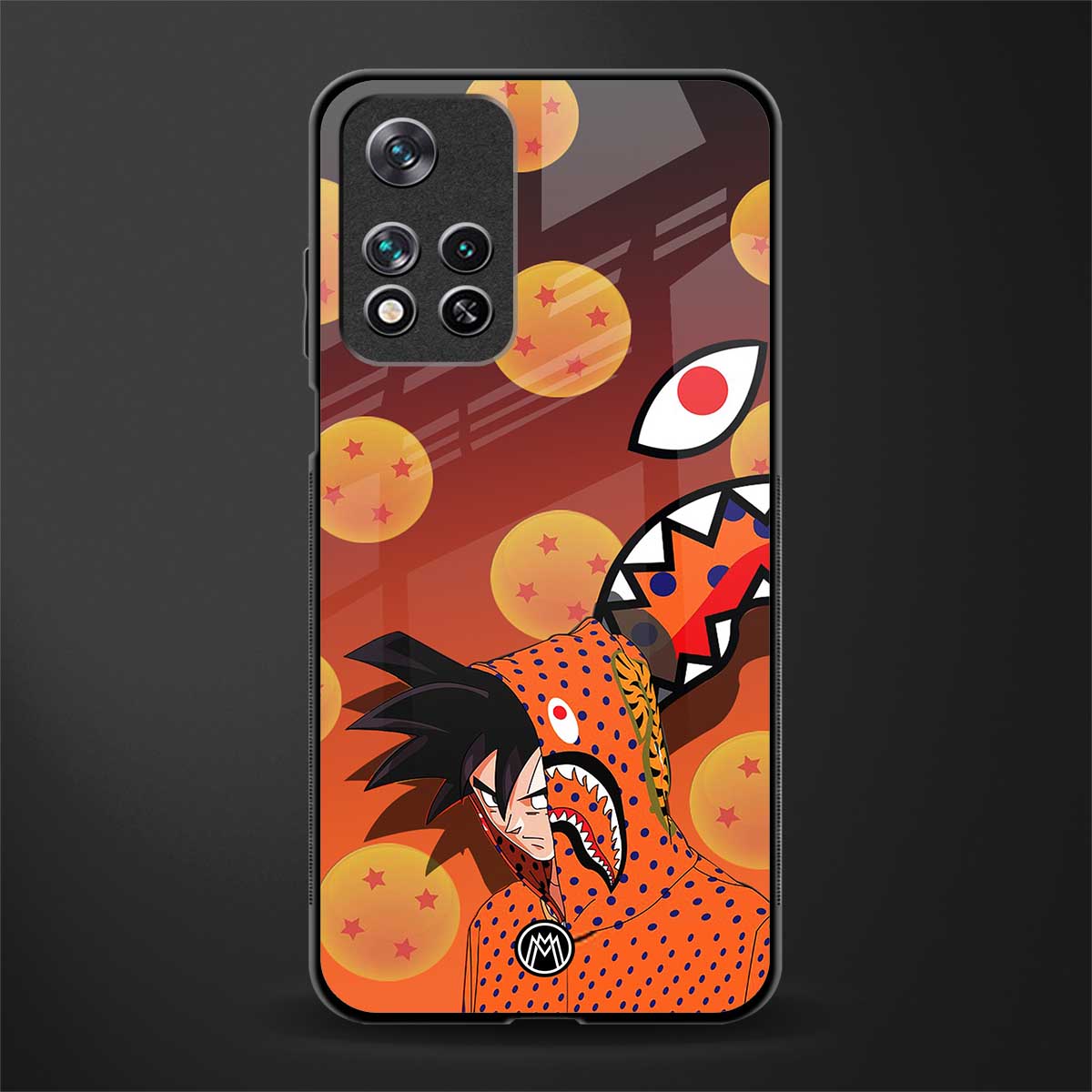 goku glass case for xiaomi 11i 5g image