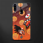 goku glass case for samsung galaxy a20s image
