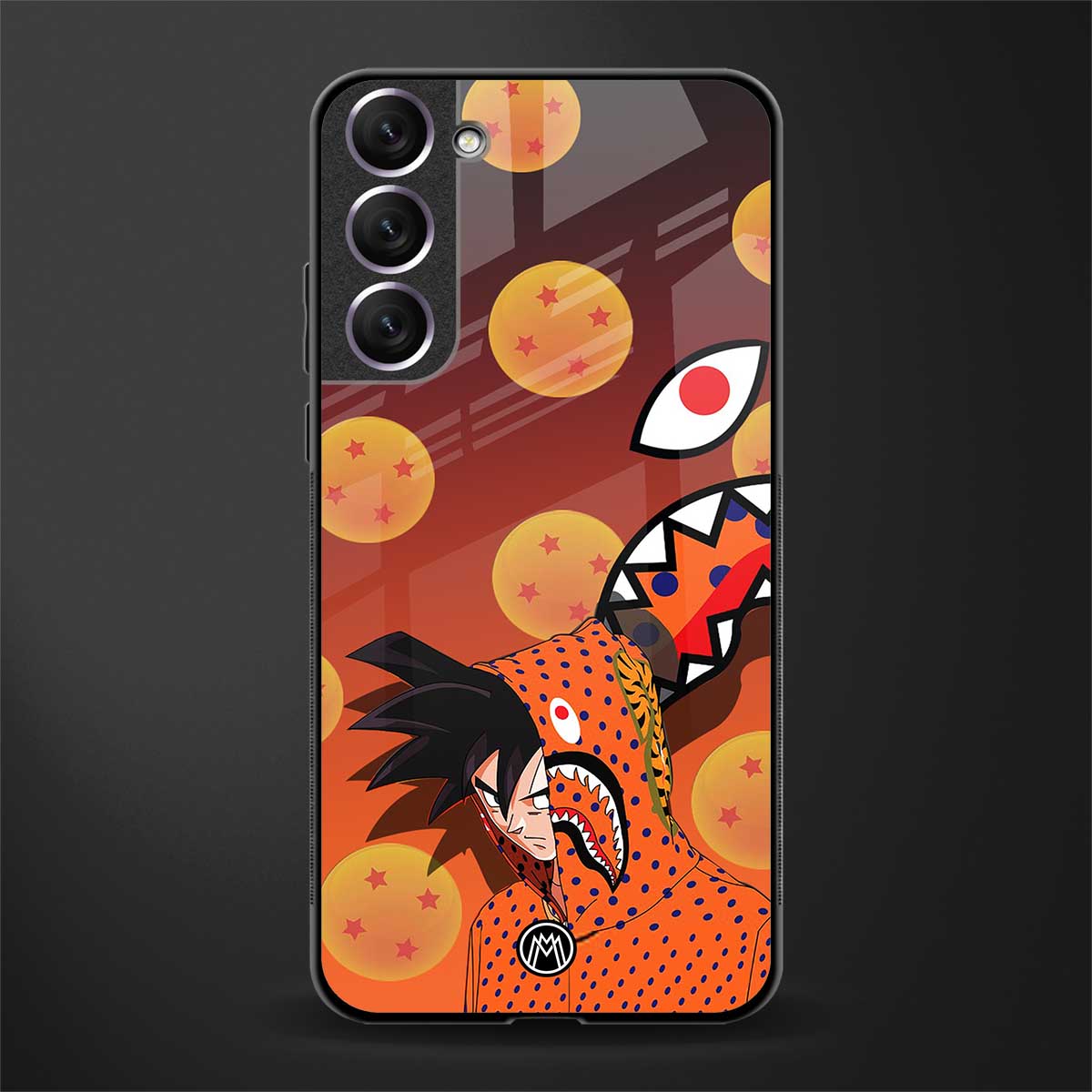 goku glass case for samsung galaxy s21 image