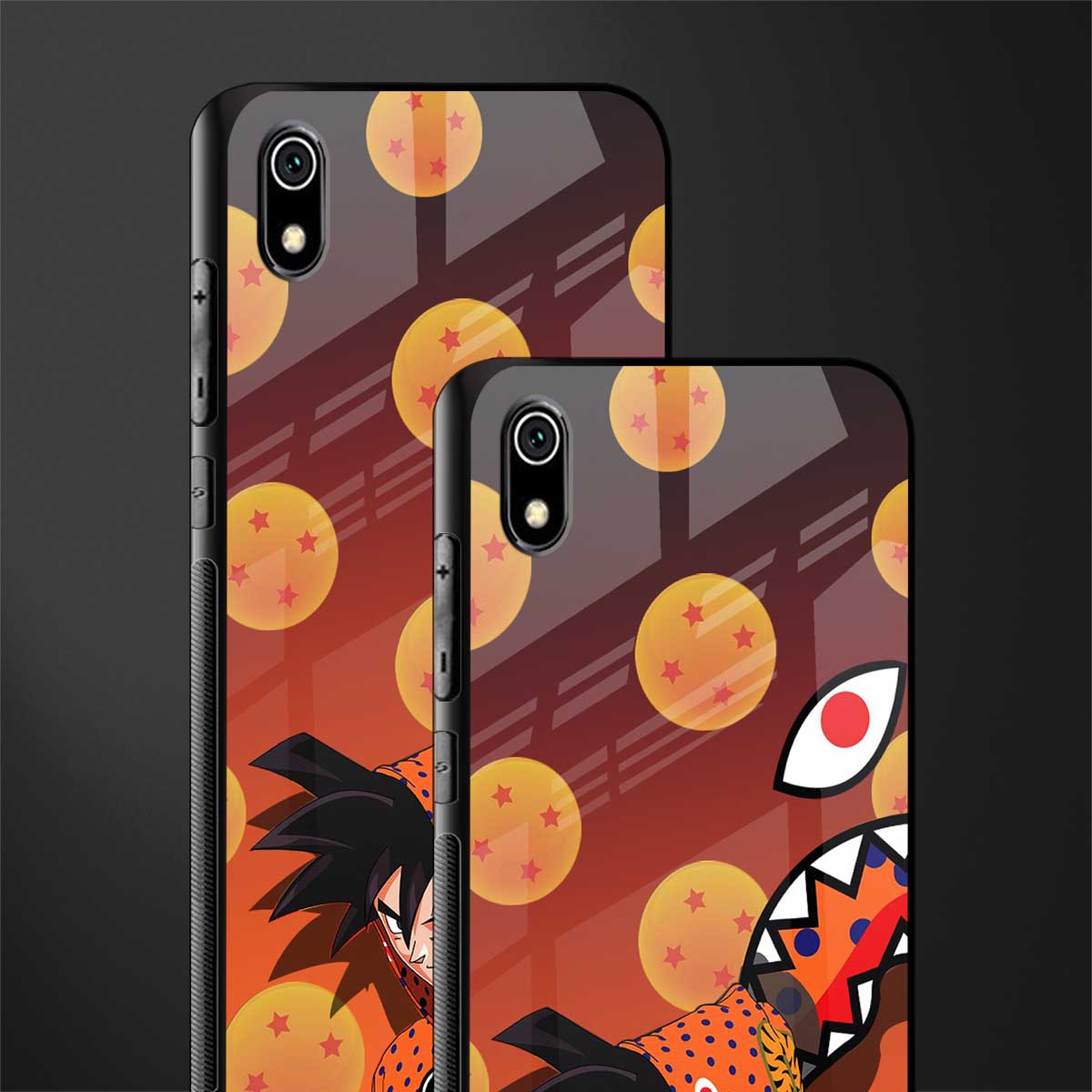 goku glass case for redmi 7a image-2