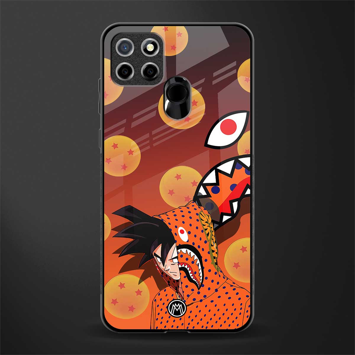 goku glass case for realme narzo 20 image