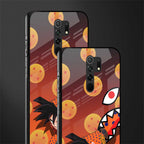 goku glass case for redmi 9 prime image-2