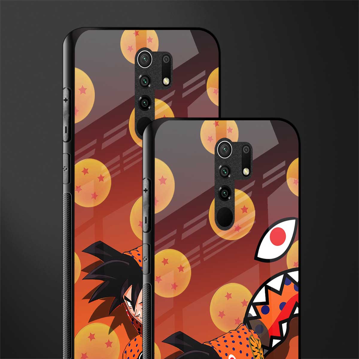 goku glass case for redmi 9 prime image-2