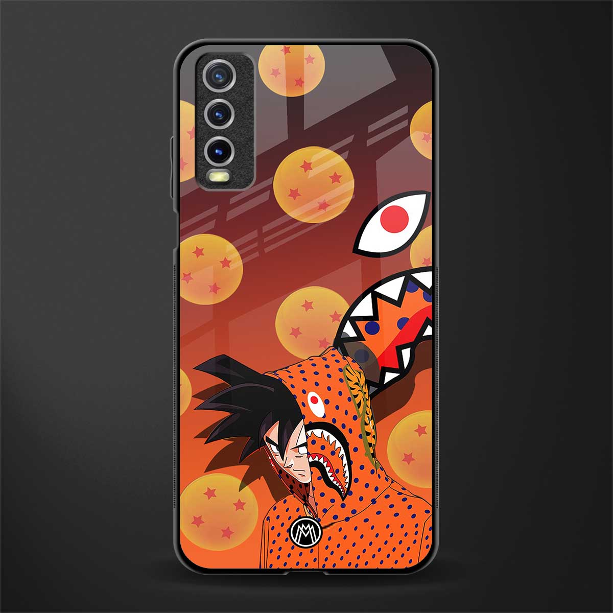 goku glass case for vivo y20 image