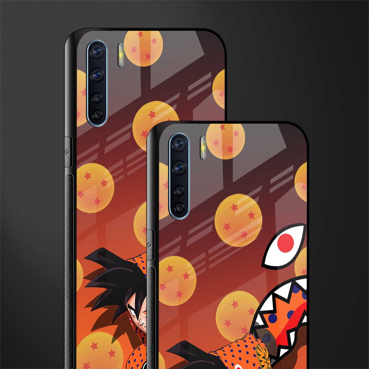 goku glass case for oppo f15 image-2