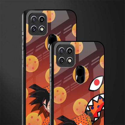 goku glass case for oppo a15s image-2
