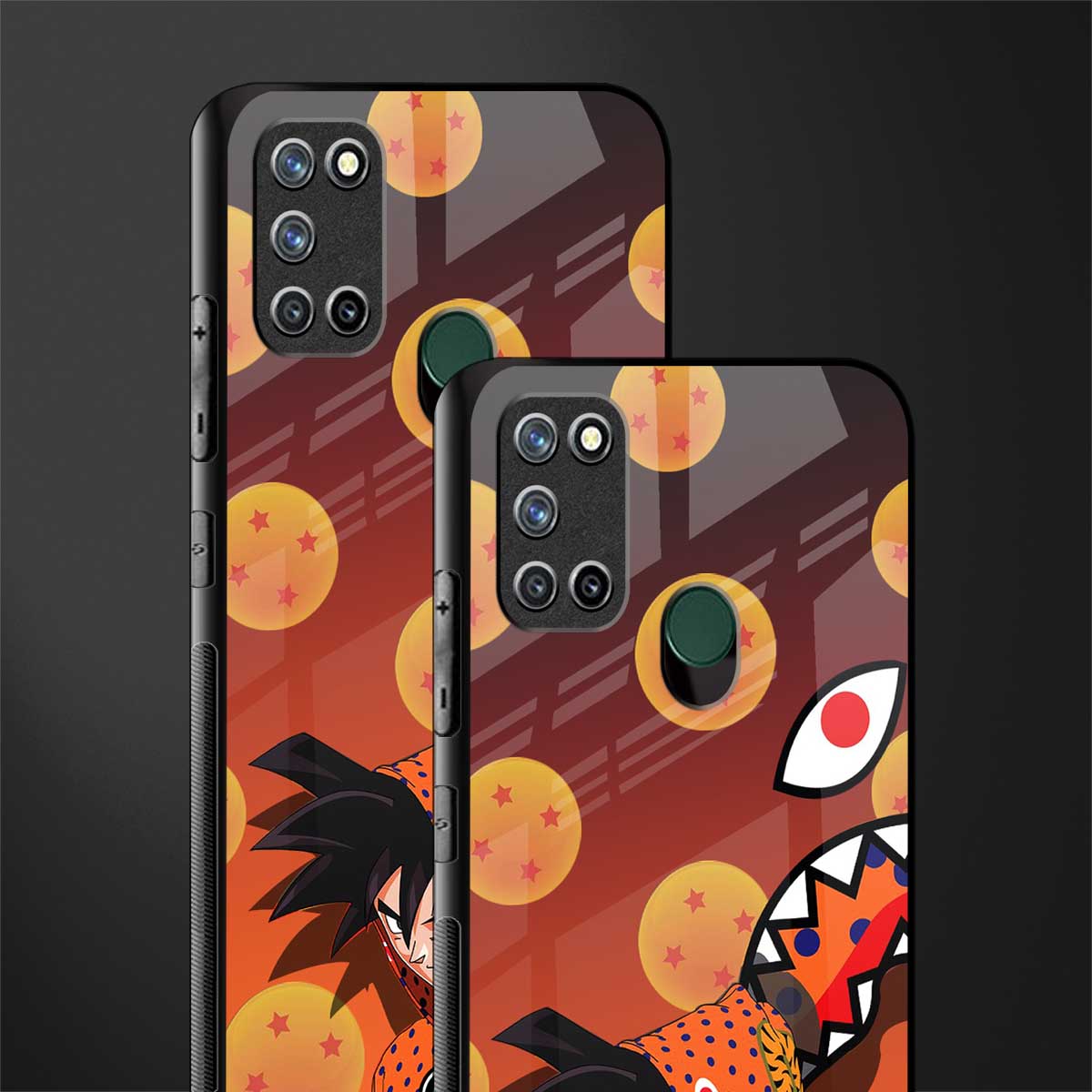 goku glass case for realme 7i image-2