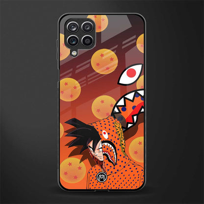 goku glass case for samsung galaxy m12 image