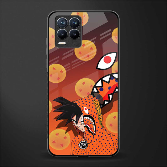 goku glass case for realme 8 4g image