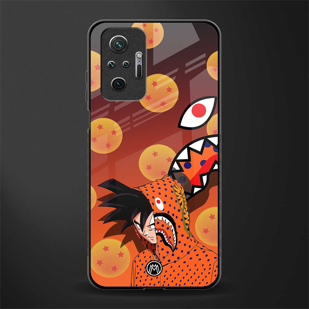 goku glass case for redmi note 10 pro image