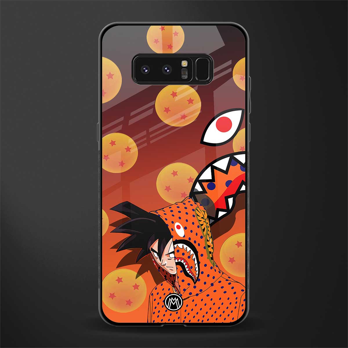 goku glass case for samsung galaxy note 8 image