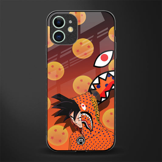 goku glass case for iphone 11 image