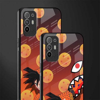 goku glass case for oppo f19 pro plus image-2