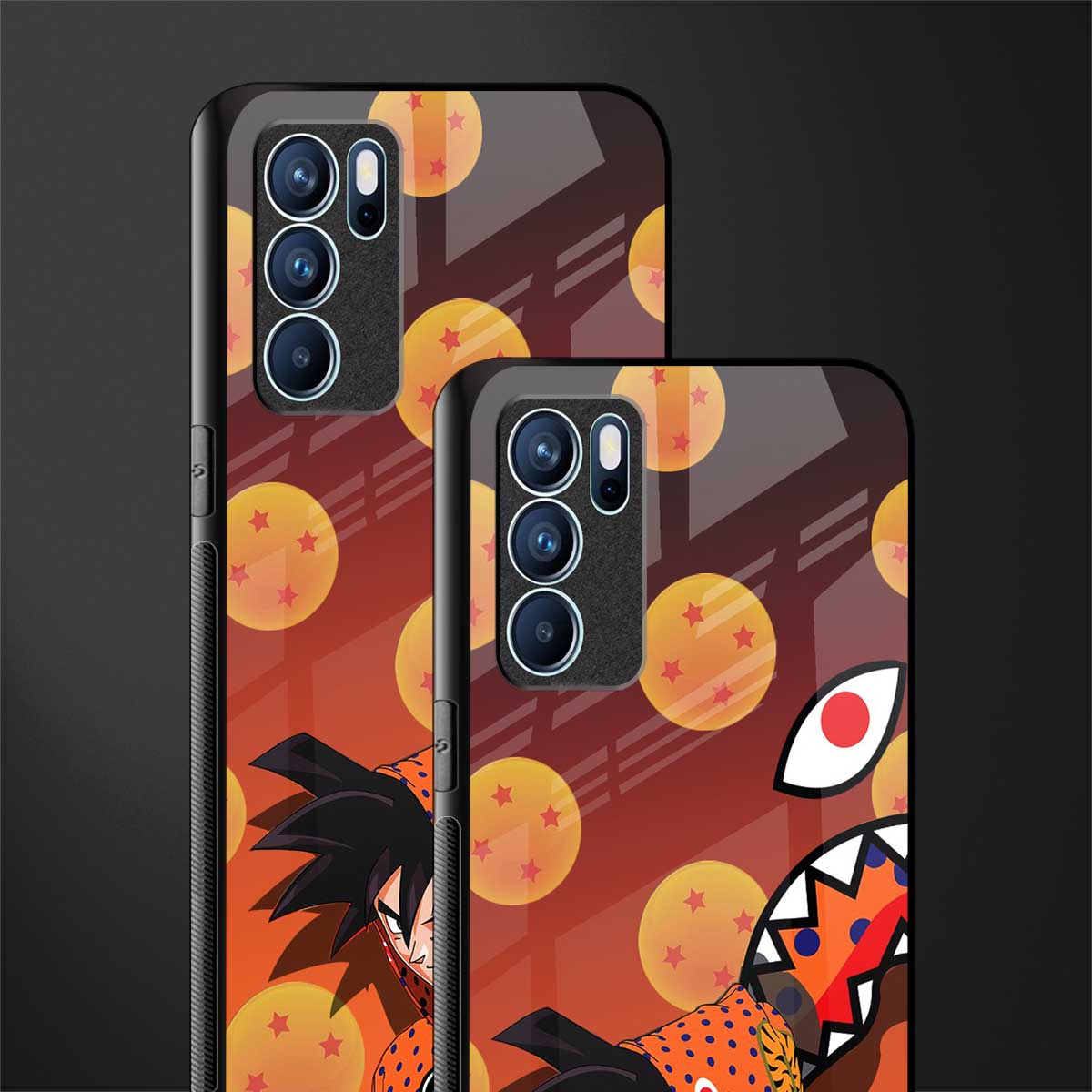 goku glass case for oppo reno6 5g image-2