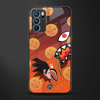 goku glass case for oppo reno6 5g image