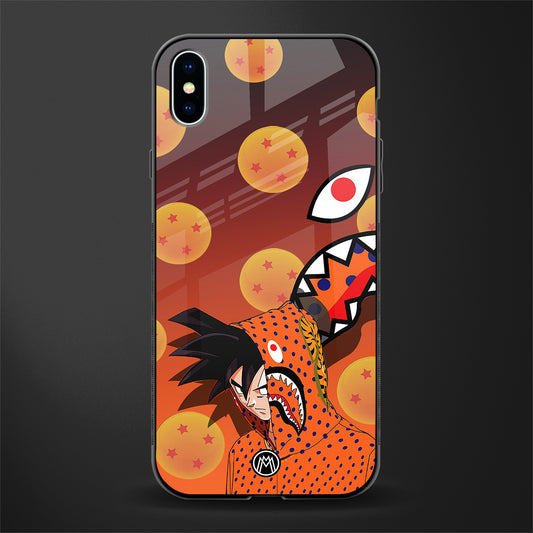 goku glass case for iphone xs max image