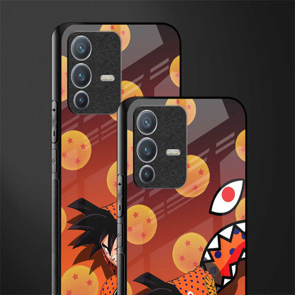 goku glass case for vivo v23 pro 5g image-2
