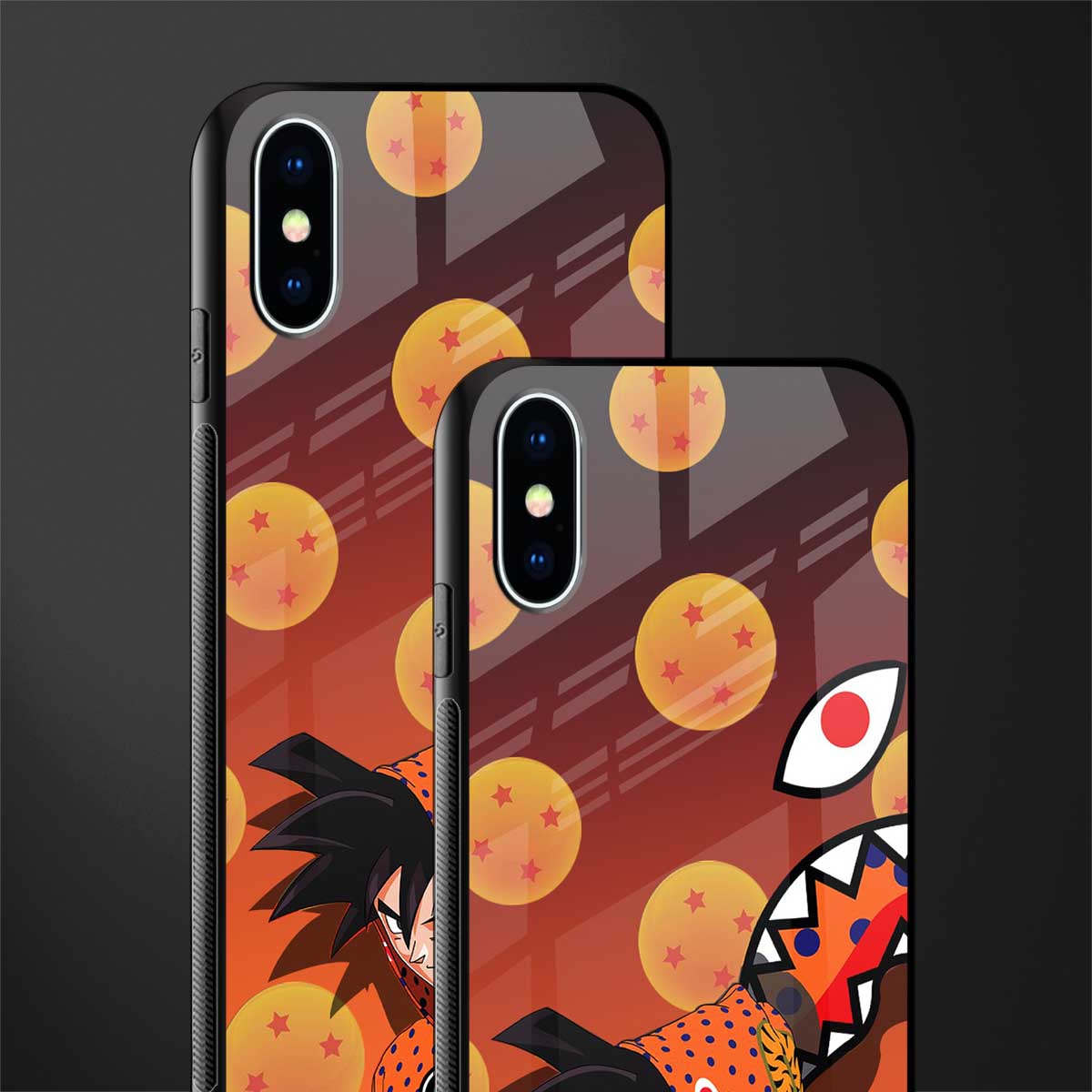 goku glass case for iphone xs image-2