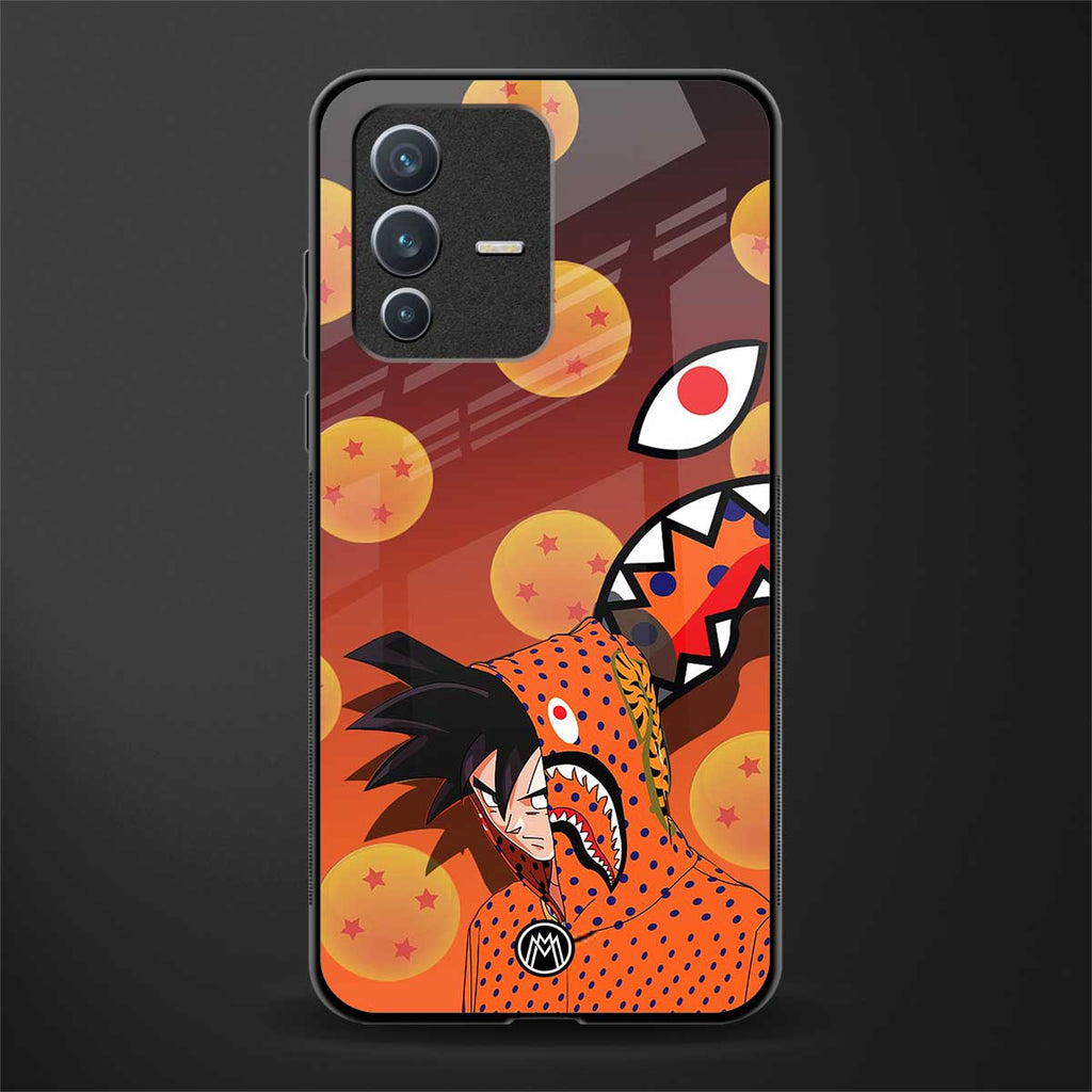 goku glass case for vivo v23 5g image