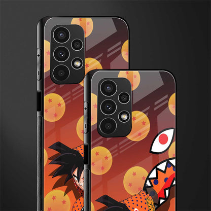 goku back phone cover | glass case for samsung galaxy a13 4g