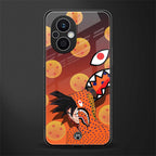 goku back phone cover | glass case for oppo f21 pro 5g