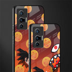 goku glass case for vivo x70 image-2