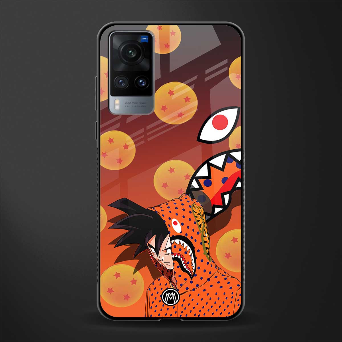 goku glass case for vivo x60 image