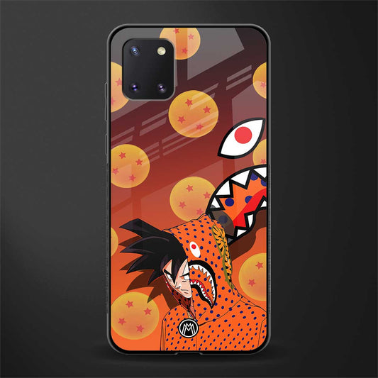 goku glass case for samsung a81 image