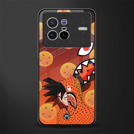 goku glass case for vivo x80 image