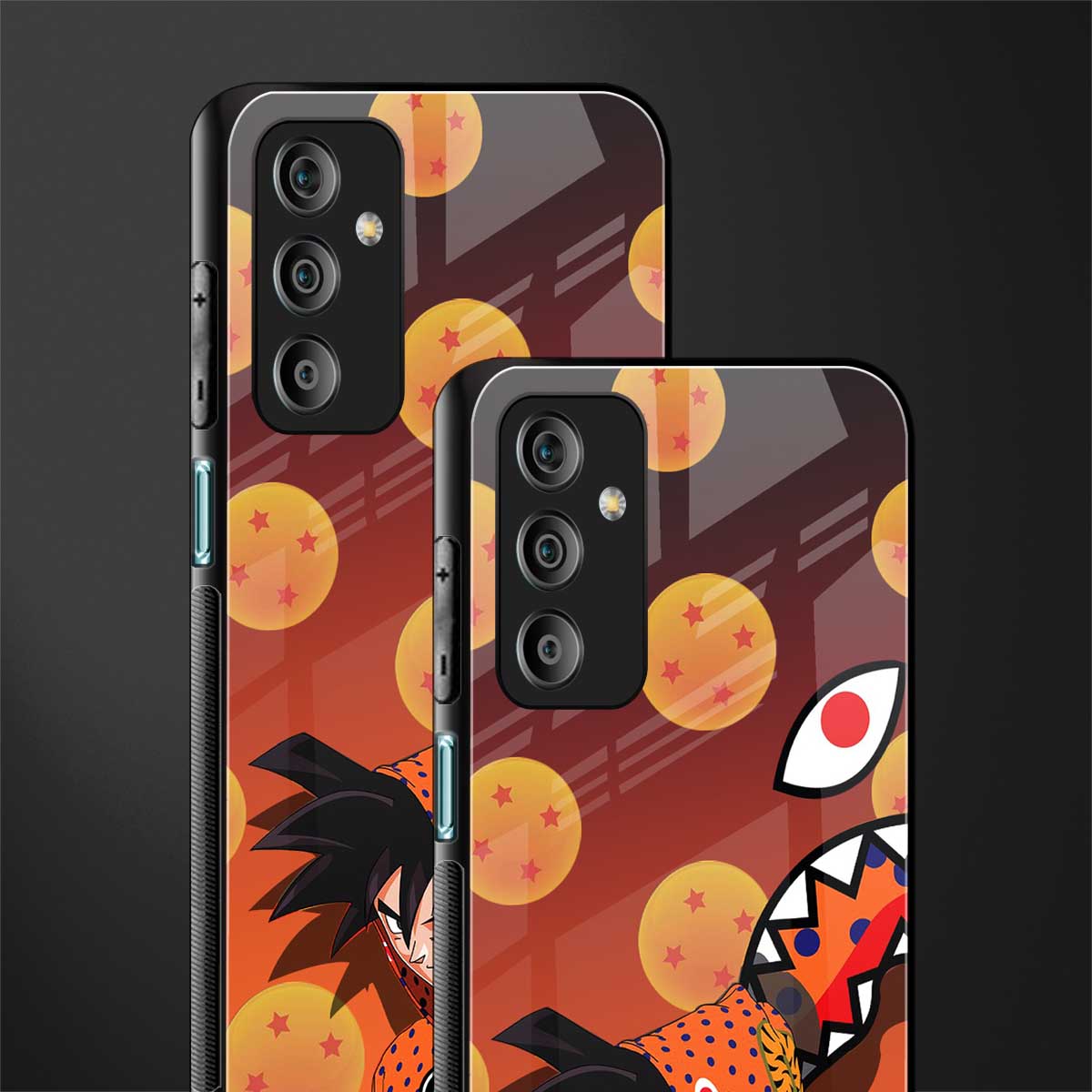 goku back phone cover | glass case for samsung galaxy f23 5g