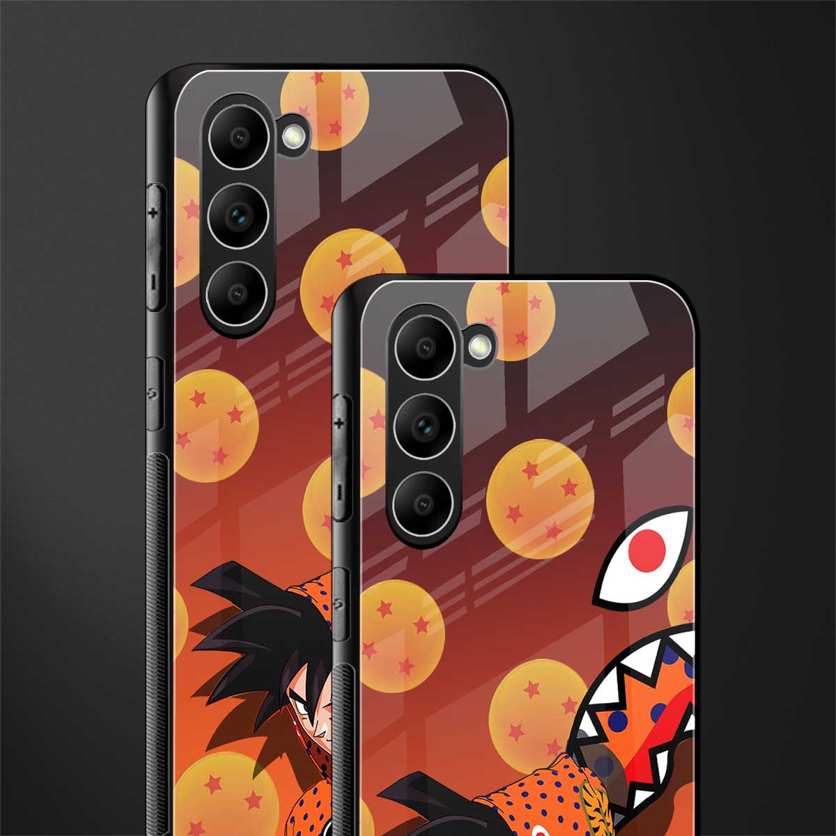 goku dragon ball z anime glass case for phone case | glass case for samsung galaxy s23