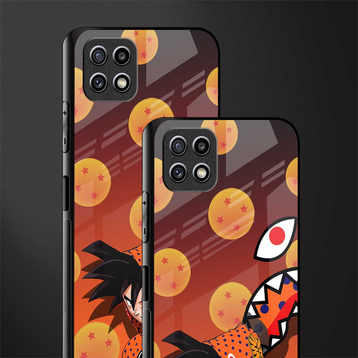 goku back phone cover | glass case for samsung galaxy f42