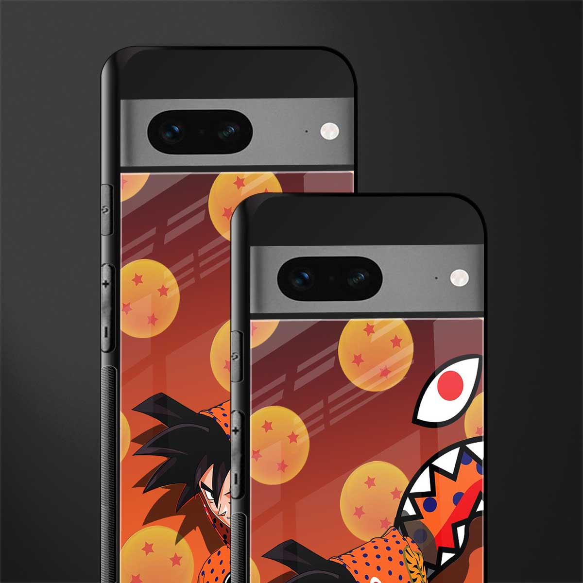 goku back phone cover | glass case for google pixel 7