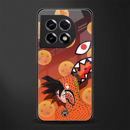 goku back phone cover | glass case for oneplus 11