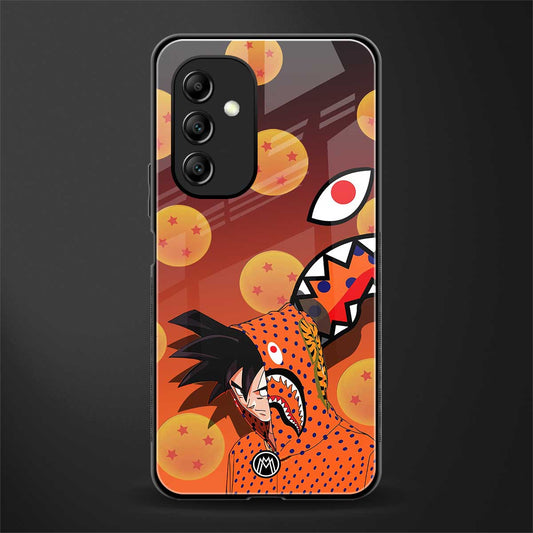 goku back phone cover | glass case for samsung galaxy a14 5g
