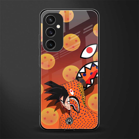 goku back phone cover | glass case for samsung galaxy s23 fe 5g