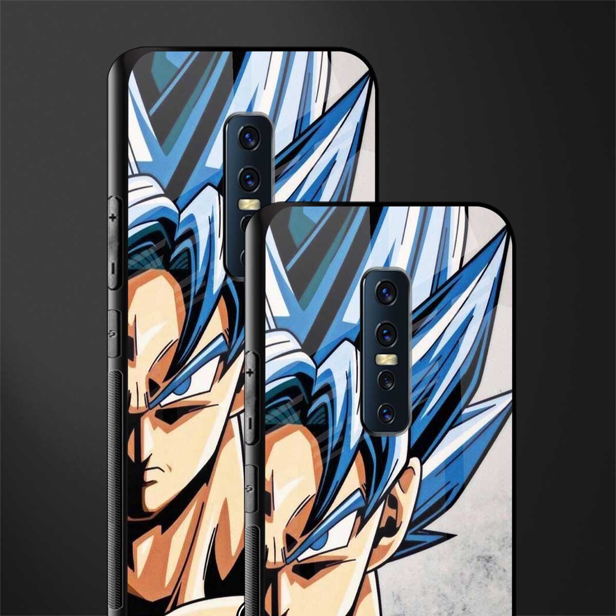 goku dragon ball z anime glass case for vivo v17 pro image-2