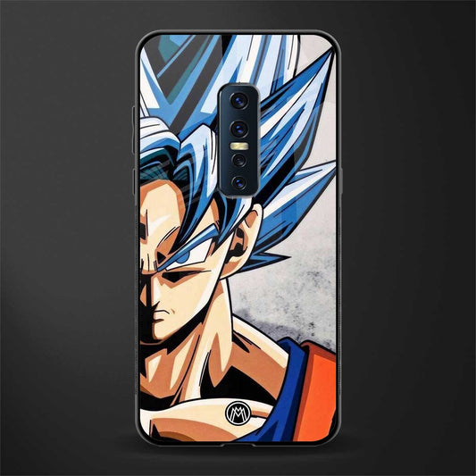 goku dragon ball z anime glass case for vivo v17 pro image
