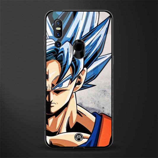 goku dragon ball z anime glass case for vivo v15 image