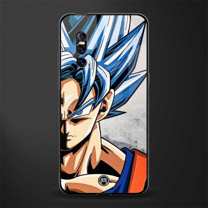 goku dragon ball z anime glass case for vivo v15 pro image