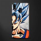 goku dragon ball z anime glass case for samsung galaxy m10s image