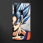 goku dragon ball z anime glass case for redmi note 8 image
