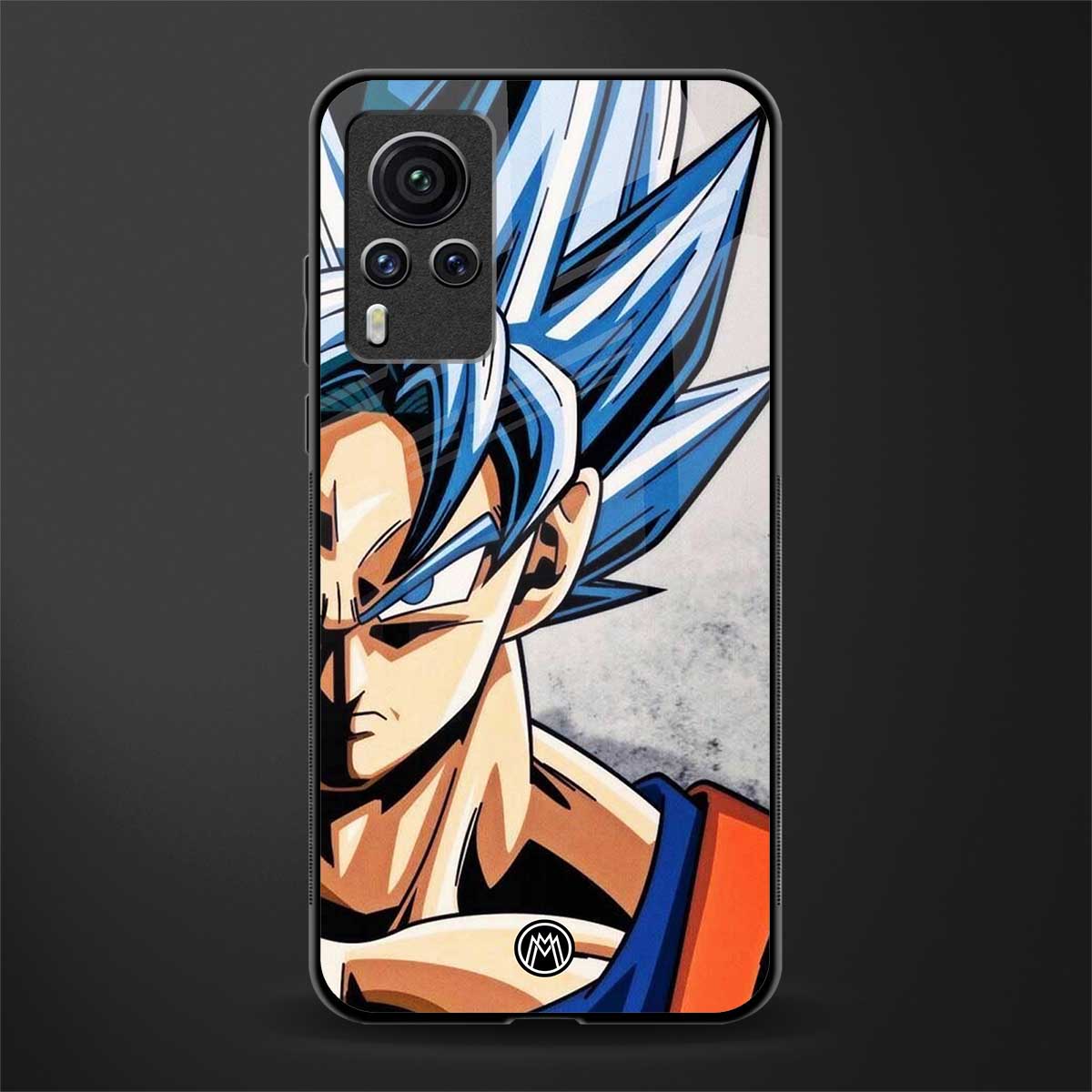 goku dragon ball z anime glass case for vivo x60 pro image