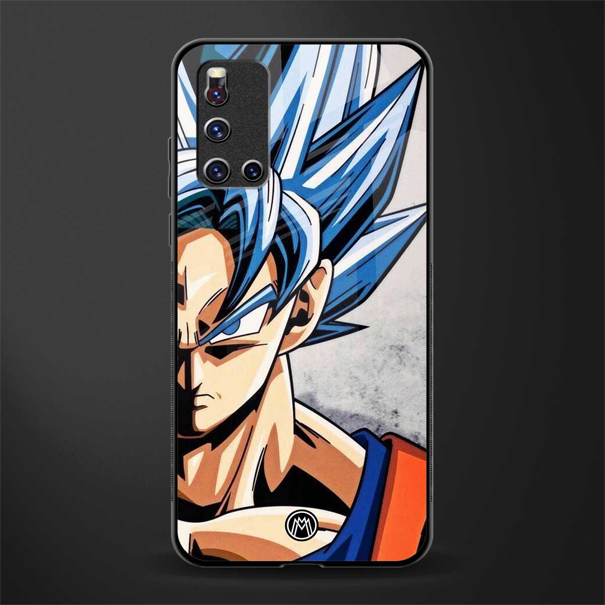 goku dragon ball z anime glass case for vivo v19 image
