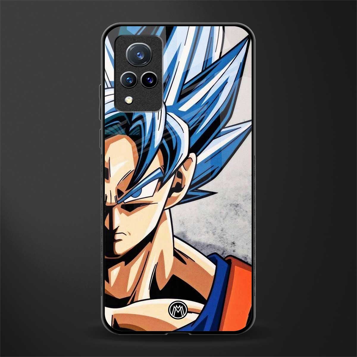 goku dragon ball z anime glass case for vivo v21 5g image